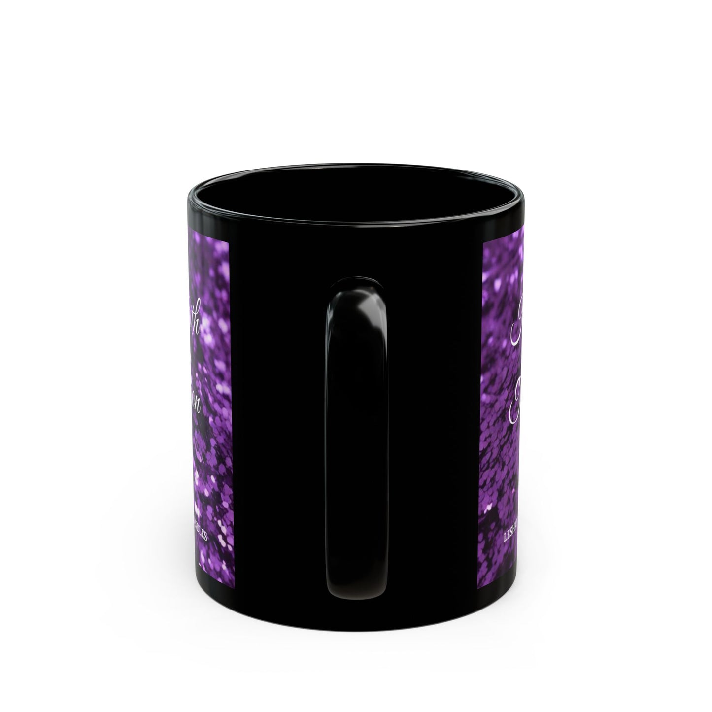 "HAVE FAITH BLACK CERAMIC MUG"