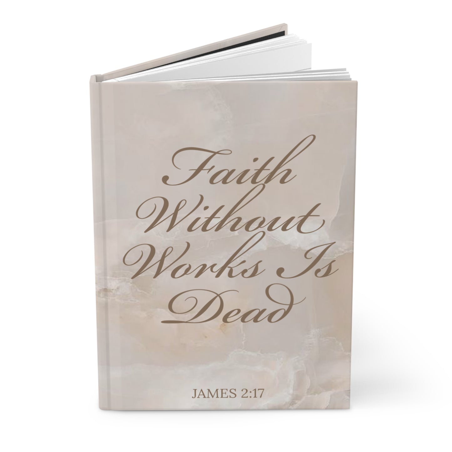 “FAITH WITHOUT WORKS” HARDCOVER JOURNAL