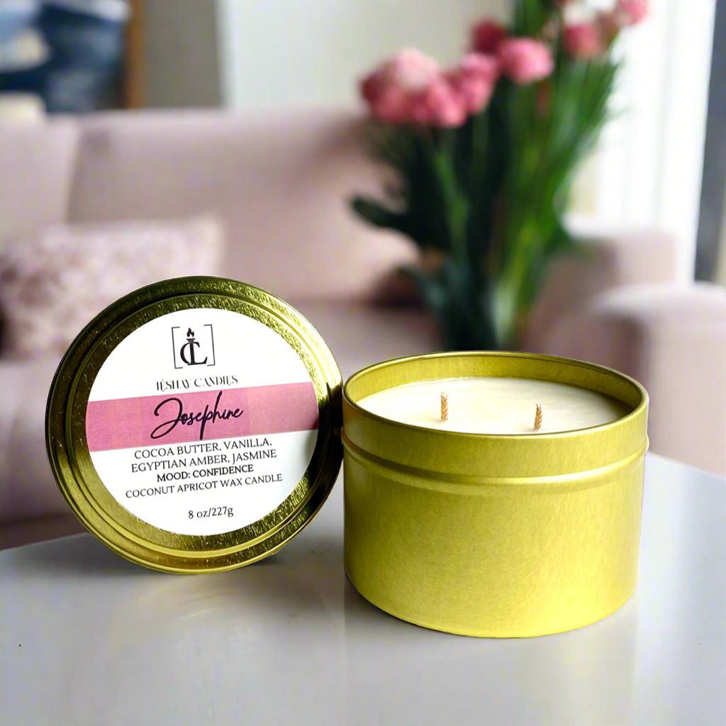 “JOSEPHINE” LUXURY TRAVEL TIN CANDLE