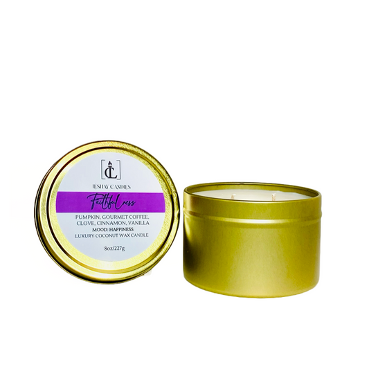 “FAITHFULNESS” LUXURY TRAVEL TIN CANDLE